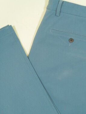 Ministry Of Supply Kinetic Dress Pants Mens 32 Blue Performance Fabric Run